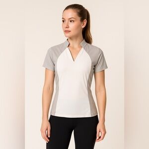 Tail‎ White & Grey Athletic Top size small